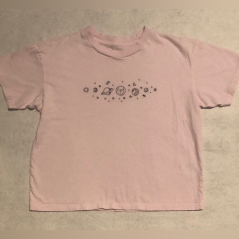 American Eagle Graphic Tee Pink XS